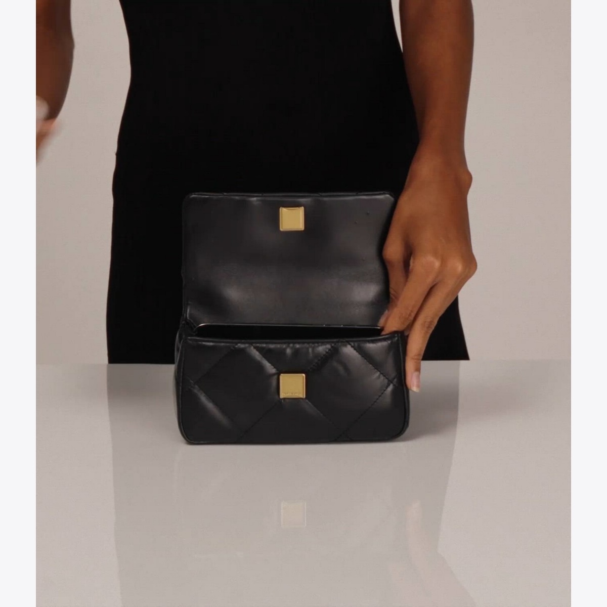 Mini Kira Diamond Quilt Flap Bag: Women's Designer Crossbody