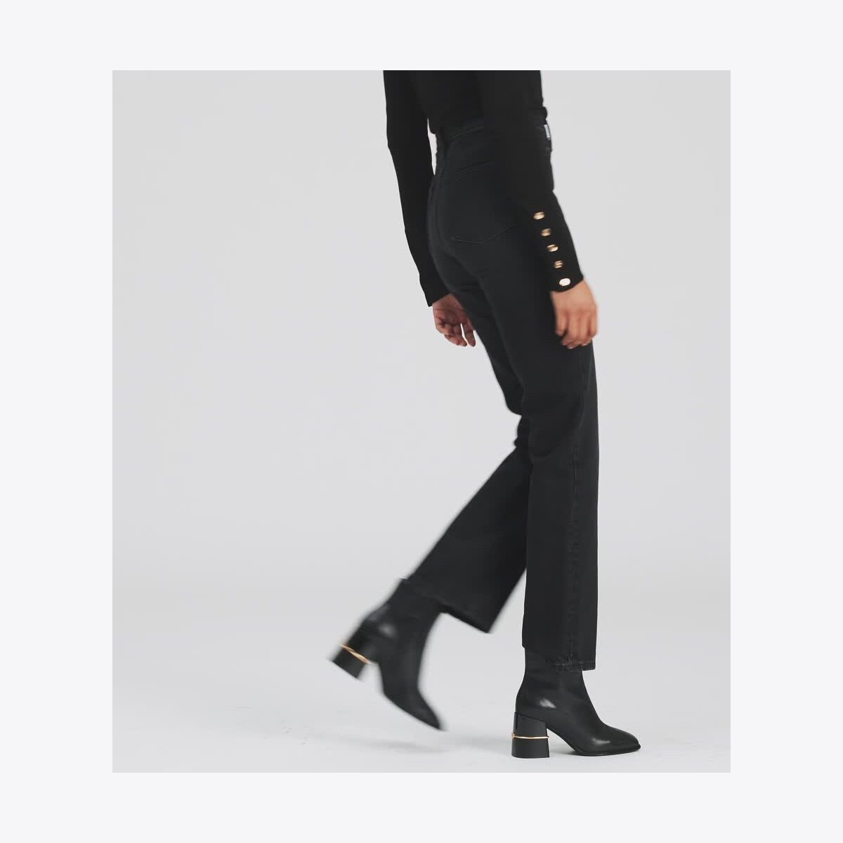 ショートブーツ・ブーティ TORY BURCH Woman Flat ankle boots Black 155810 006 TORY BURCH Woman Flat ankle boots Black 155810 006