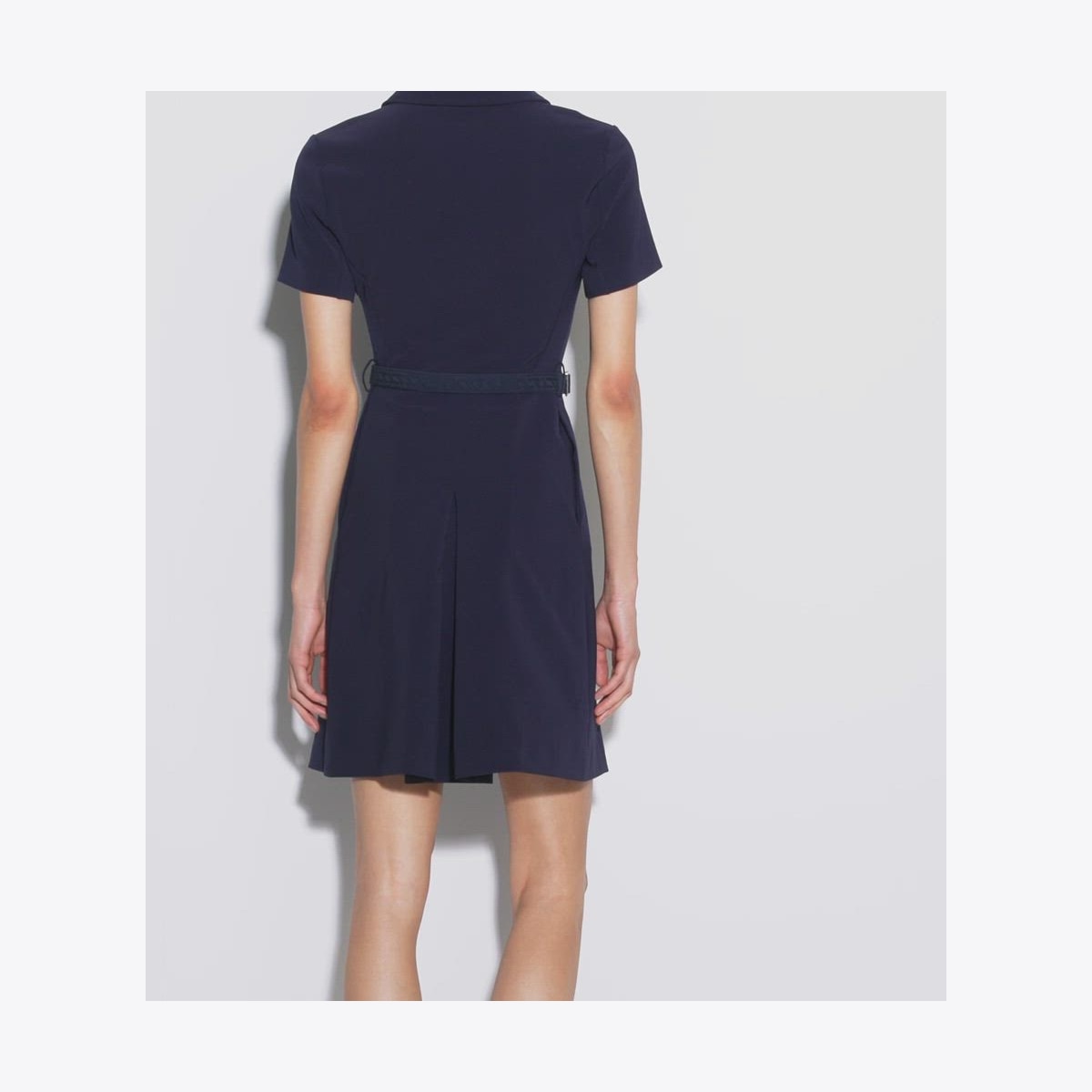 Short-Sleeve Pleated Golf Dress: Women's Designer Dresses | Tory Burch