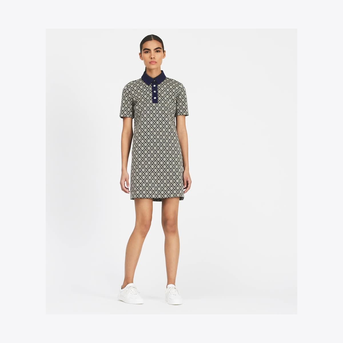T Monogram Nylon Polo Dress: Women's Clothing | Dresses | Tory Burch EU