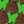 Neon Bright Green Small Zebra