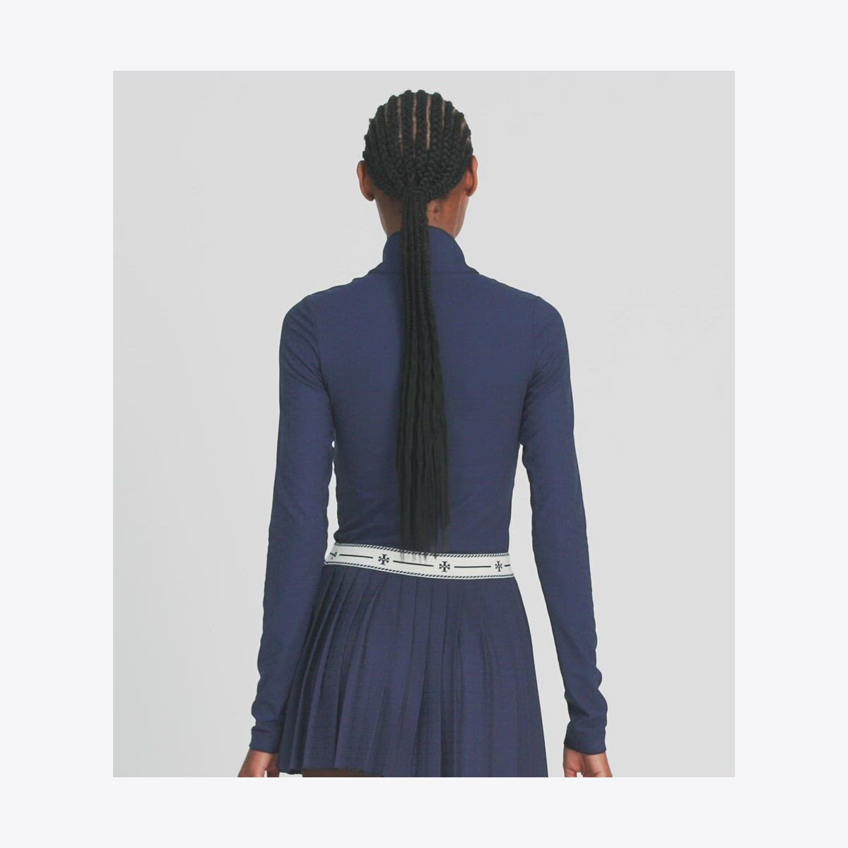 CROPPED JACQUARD TOP - thumbnail 4
