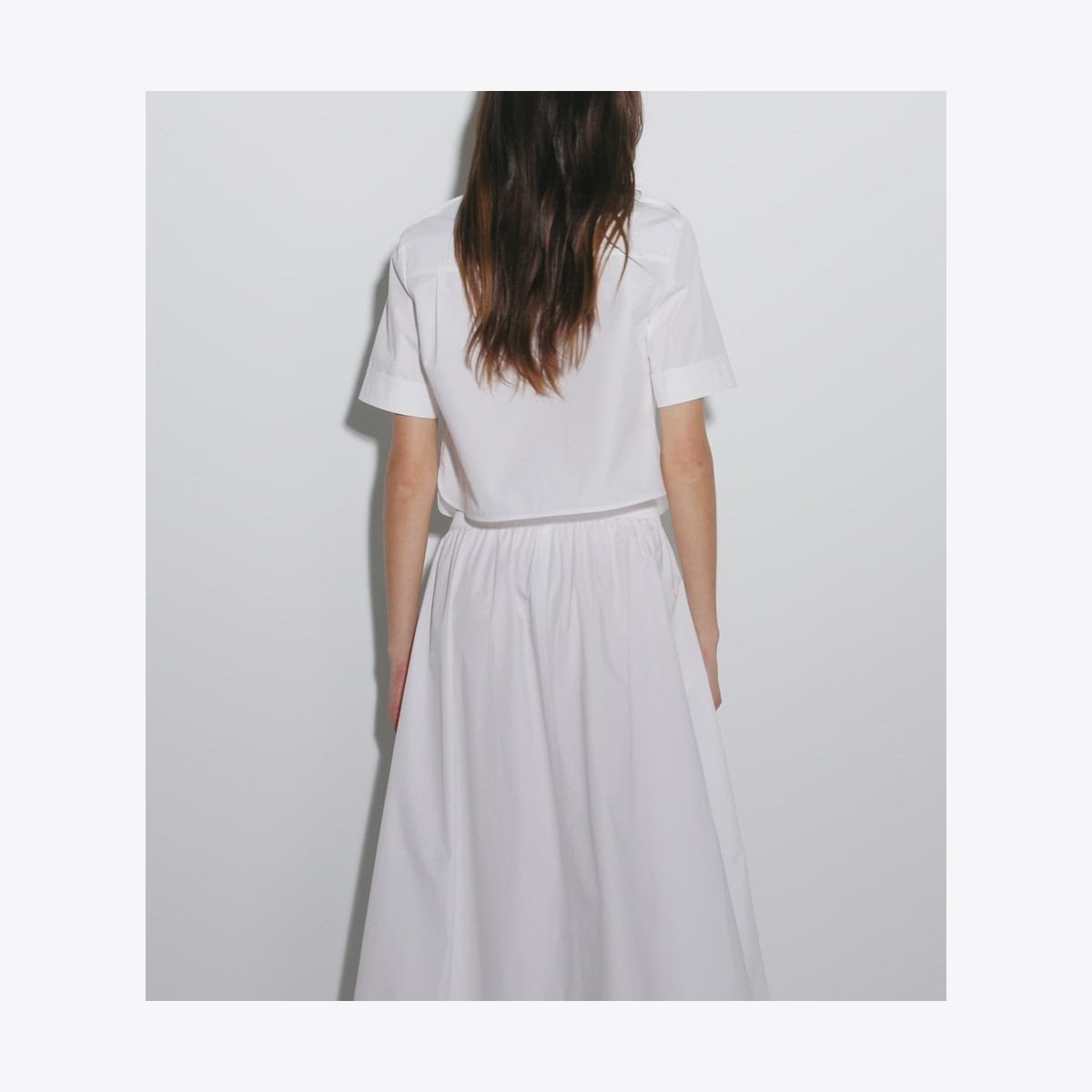 スカート TORY BURCH Woman Skirt White 161691 100 Poplin Skirt: Women's Designer Bottoms | Tory Burch
