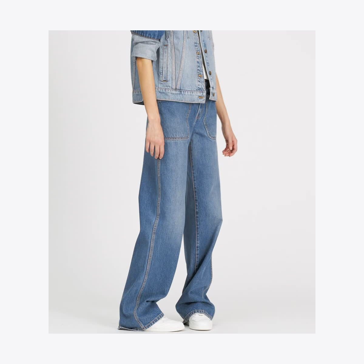 Denim Jacket with Pockets: Women's Designer Jackets | Tory Burch