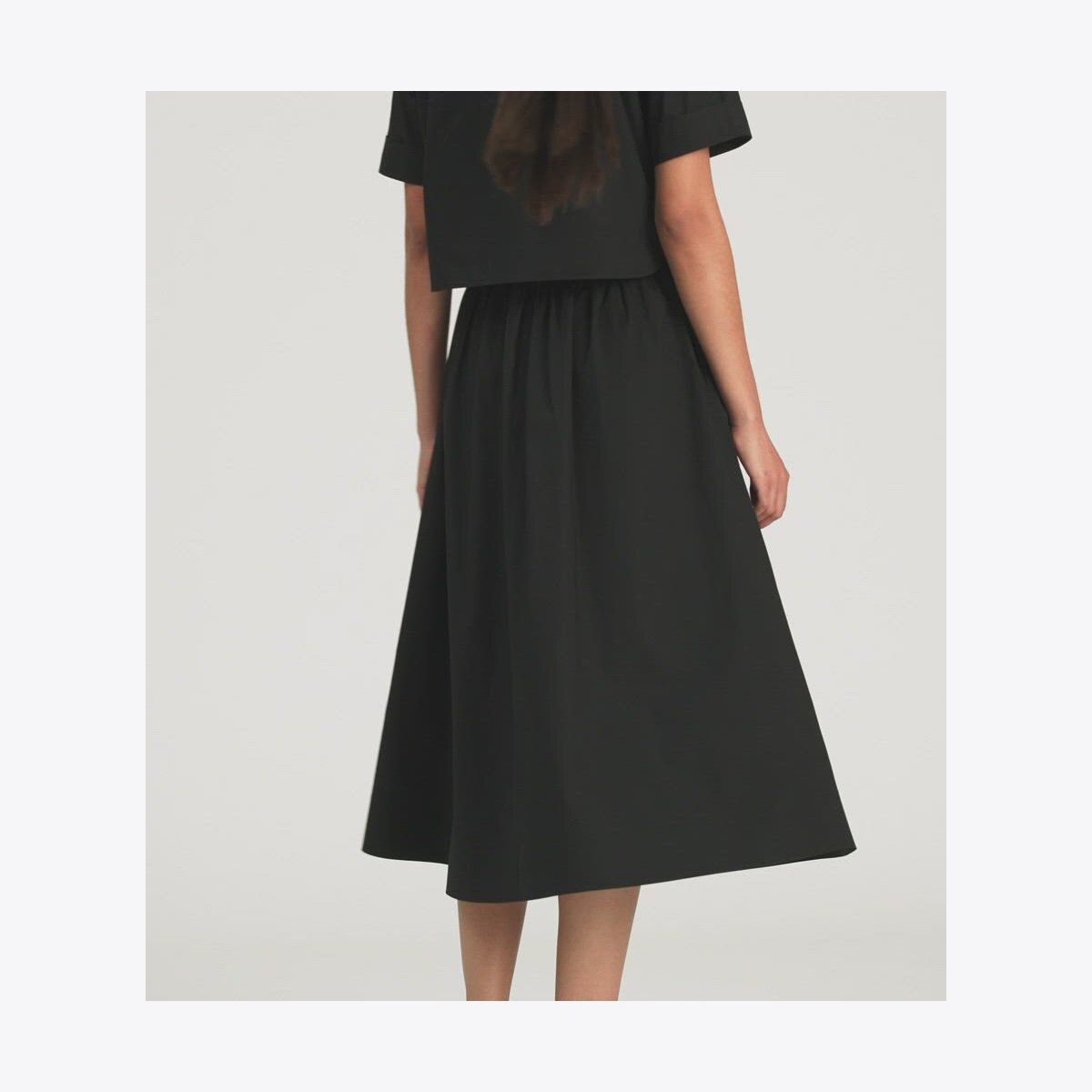 Poplin Skirt: Women's Designer Bottoms | Tory Burch