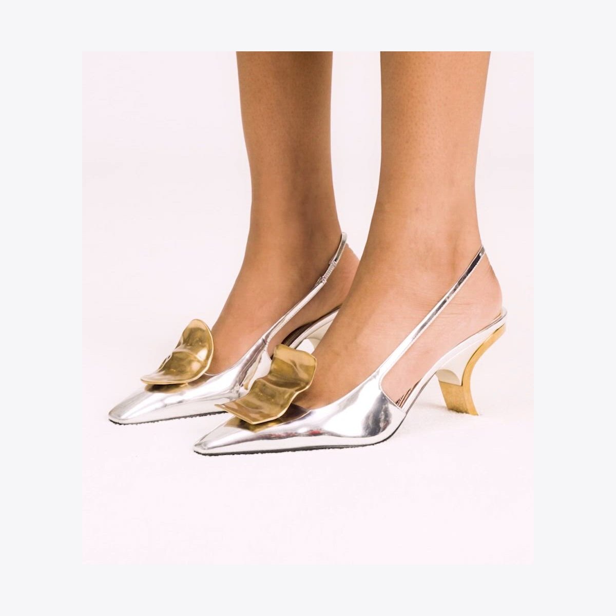 レザー★送料&関税込み★Tory Burch★PATOS SLINGBACK★選択2色 Patos Mismatched Slingback Heel: Women's Designer Heels