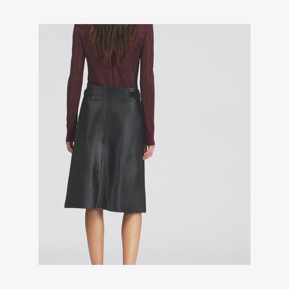 EMBELLISHED VISCOSE JERSEY TURTLENECK - thumbnail 4