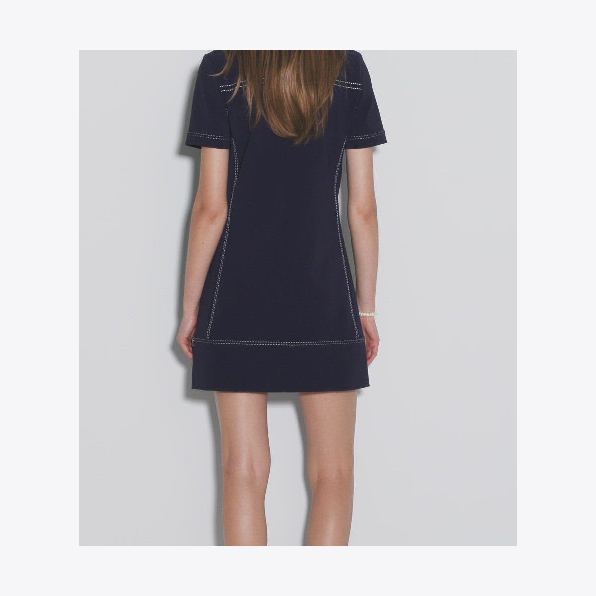 【TORY SPORT】CONTRAST STITCH POLO DRESS Tory Sport Tory Burch Contrast Stitch Polo Dress In Gala Red