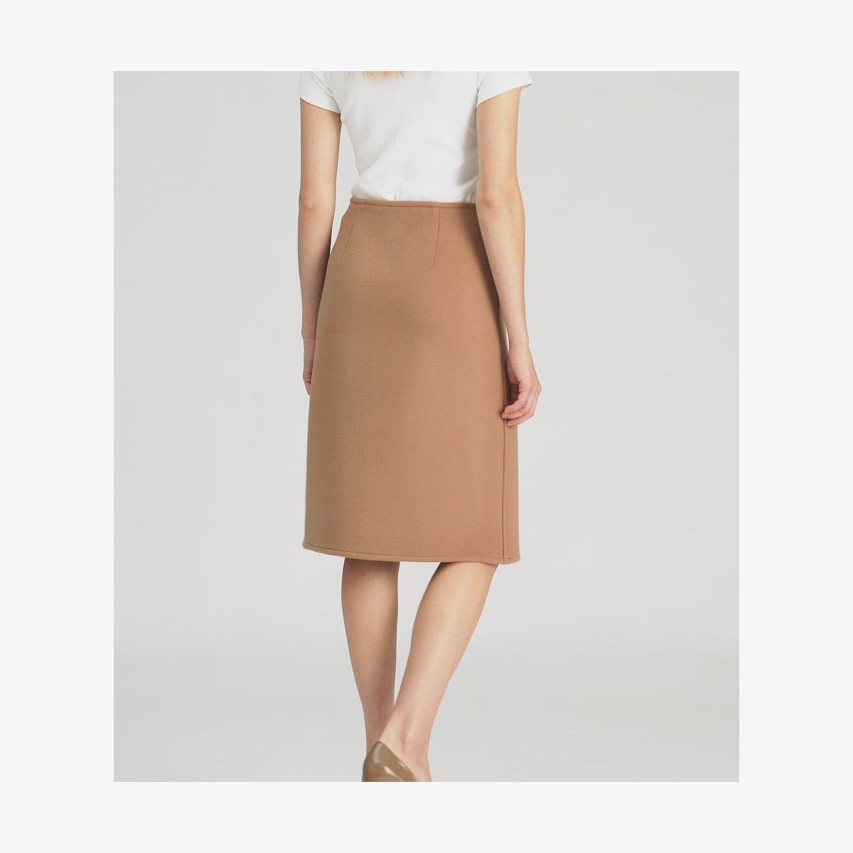 【関税込み】tory burch 'T Monogram' skirt T Monogram Midi Wrap Skirt: Women's Designer Bottoms | Tory