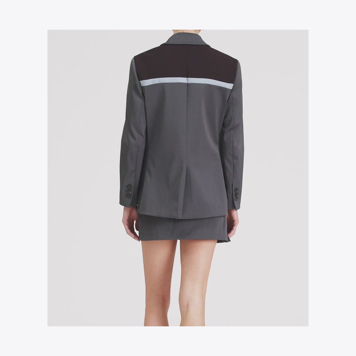COLORBLOCK STRETCH BLAZER - thumbnail 4