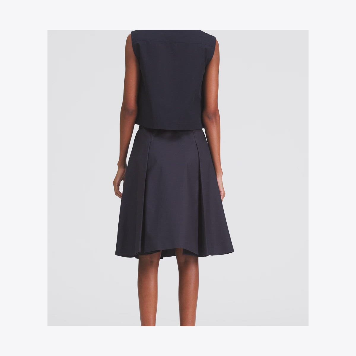 COTTON POPLIN BUTTON TOP - thumbnail 4
