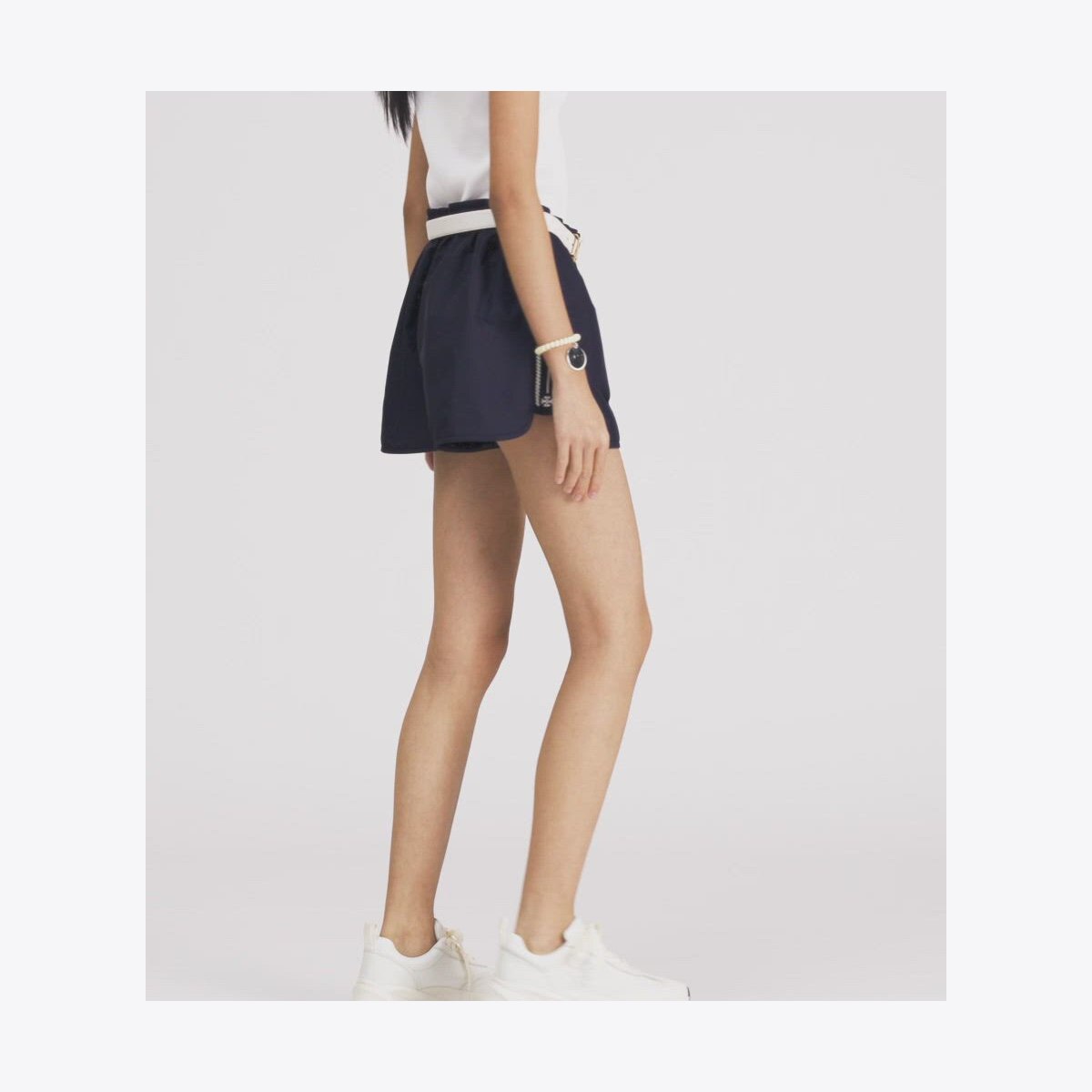 EMBROIDERED LOGO NYLON SHORT - thumbnail 4