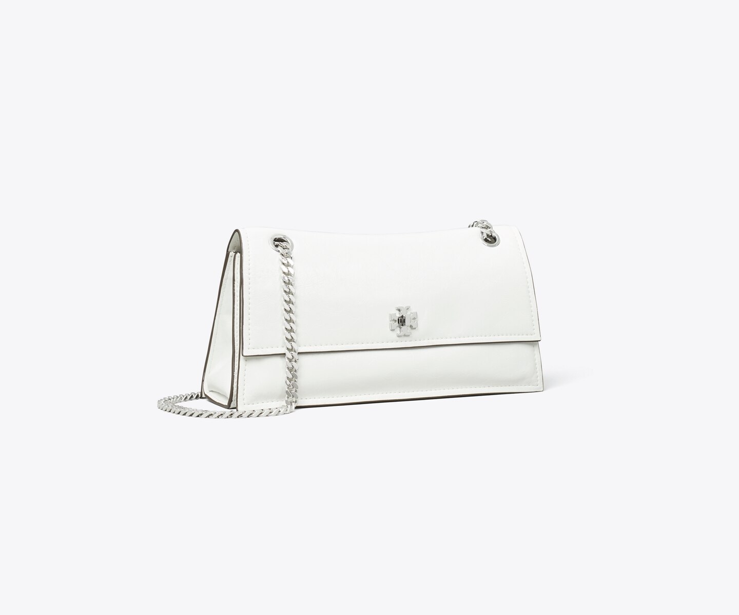 Женская сумка Tory Burch Kira Turnlock Shoulder, цвет: Bianco — фото 1