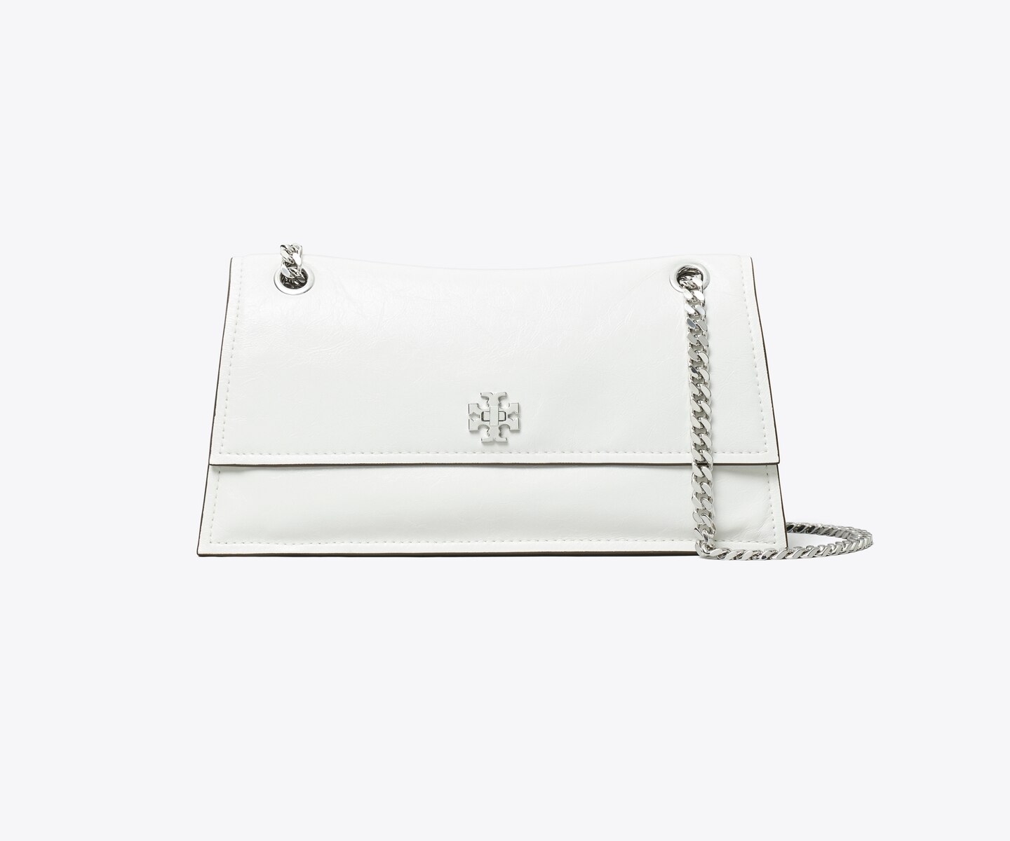 Женская сумка Tory Burch Kira Turnlock Shoulder, цвет: Bianco — фото 3