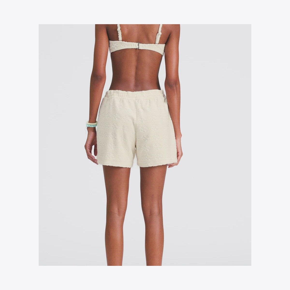 ショートパンツ Tory Burch Terry Cloth Shorts TORY BURCH Cotton-blend terry jacquard shorts | NET-A-PORTER