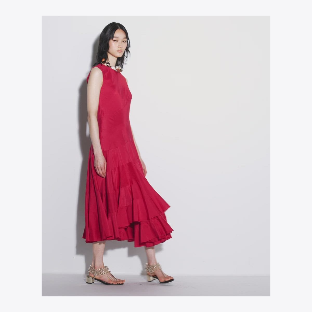 23SS【美品】Tory Burch フレアシャツドレス　マキシ　ワンピース Flared Cotton Silk Dress: Women's Designer Dresses | Tory Burch