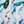 Blue Glass Swan Allover