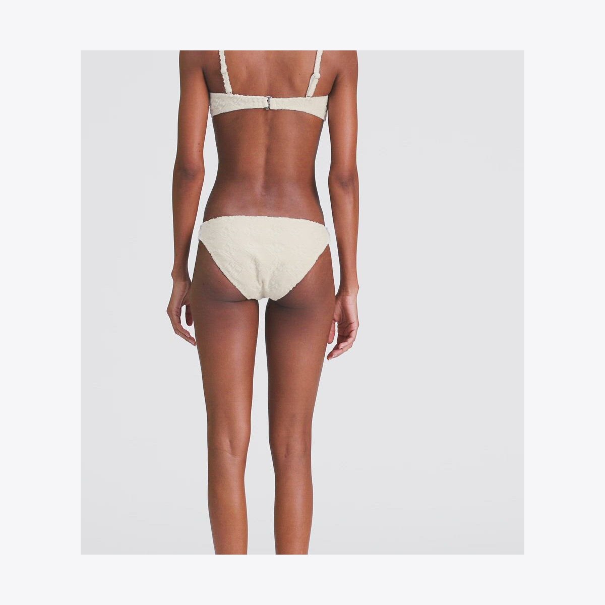 Terry Logo Bikini Botttom: Women's Designer Two Pieces