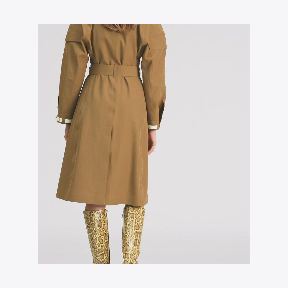 WOOL TRENCH COAT - thumbnail 4