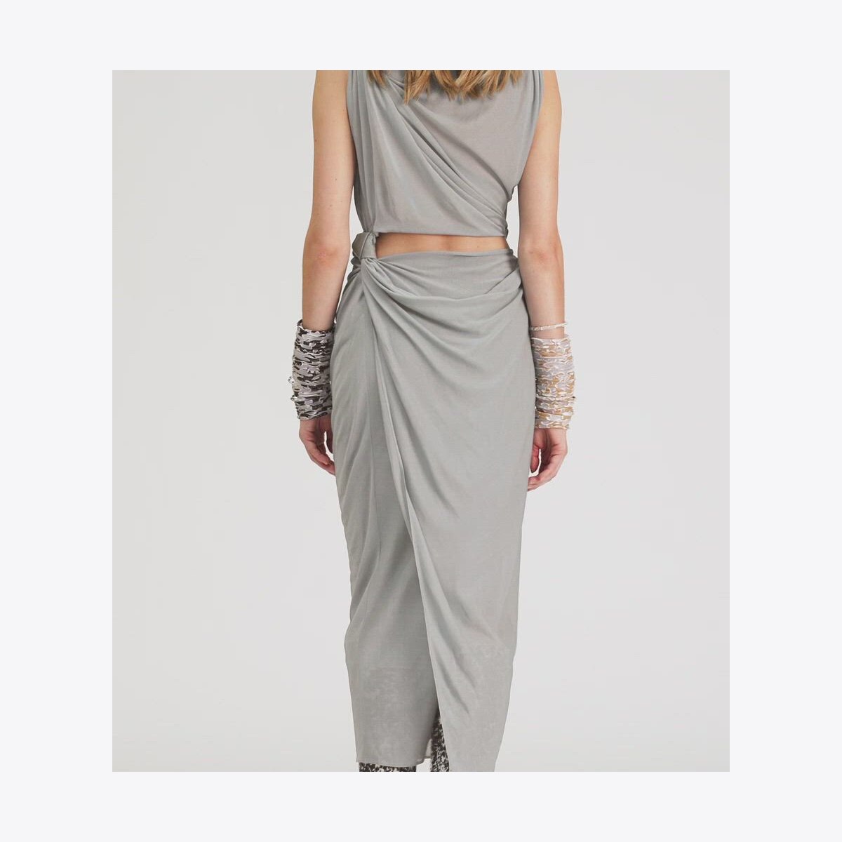 Viscose Knot Dress: Women's Designer Dresses | Tory Burch