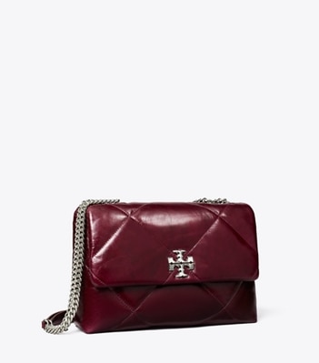 Kira Diamond Quilt Distressed Shoulder Bag