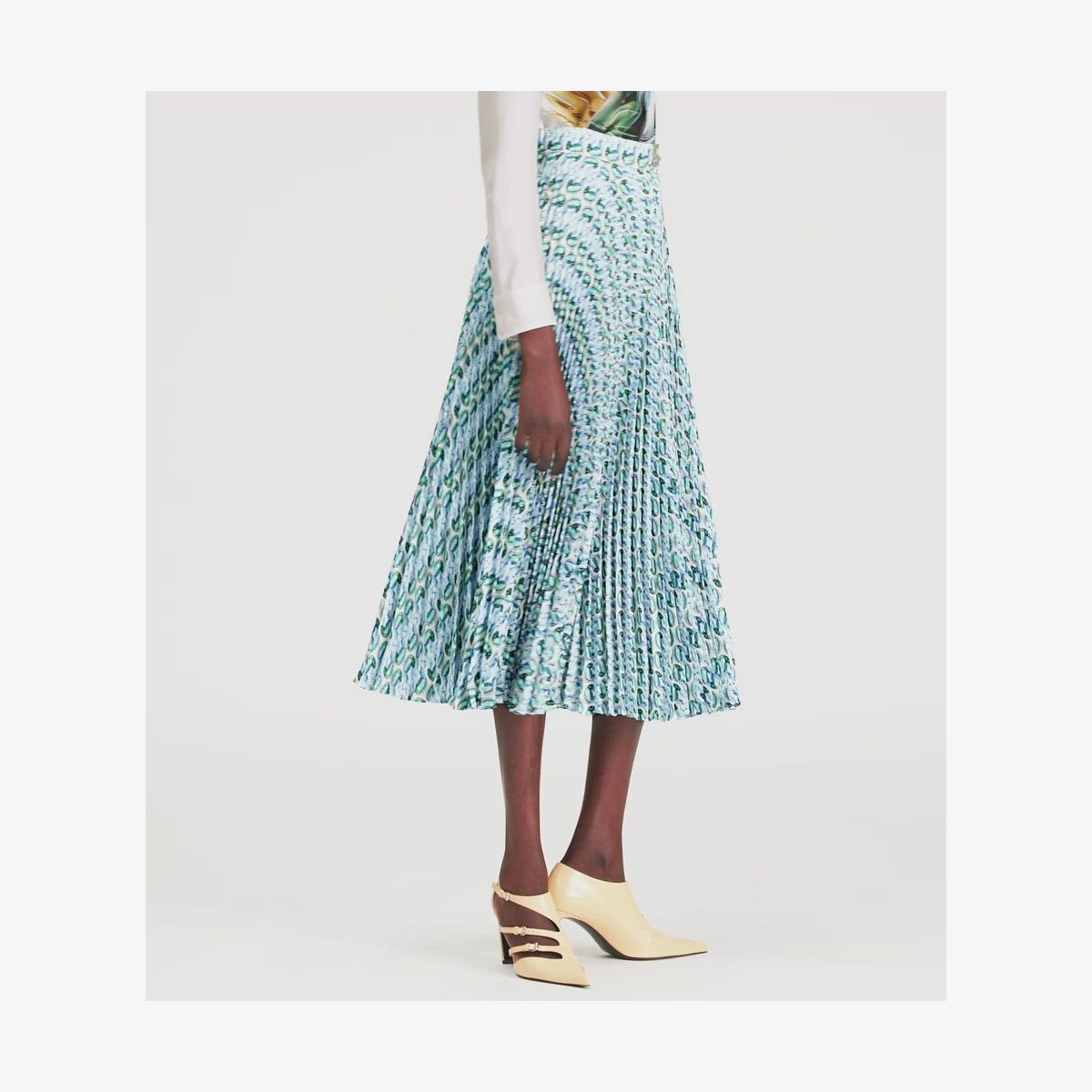 スカート Tory Burch FW25 Brown viscose skirt (170771 211) Belted Jersey Skirt: Women's Designer Bottoms | Tory Burch