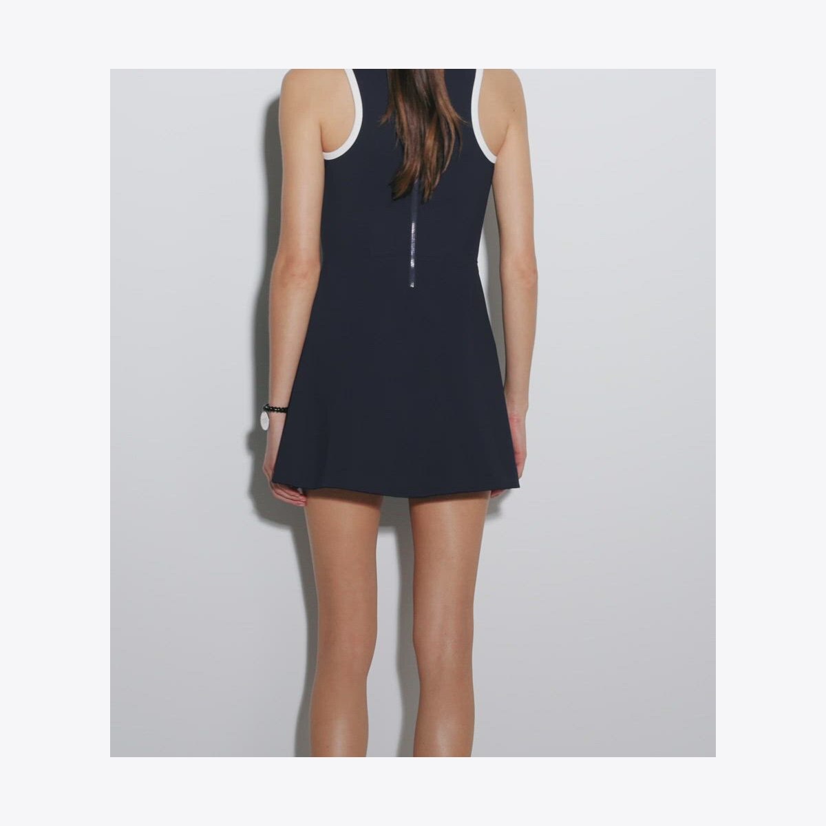 TORY BURCH レーサーバックミディドレス Jersey Racerback Tennis Dress: Women's Designer Dresses