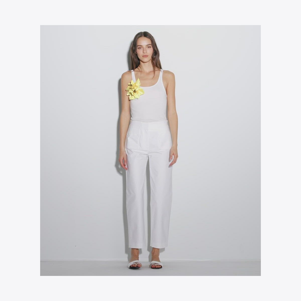 Cotton Trouser: Women's Designer Bottoms | Tory Burch