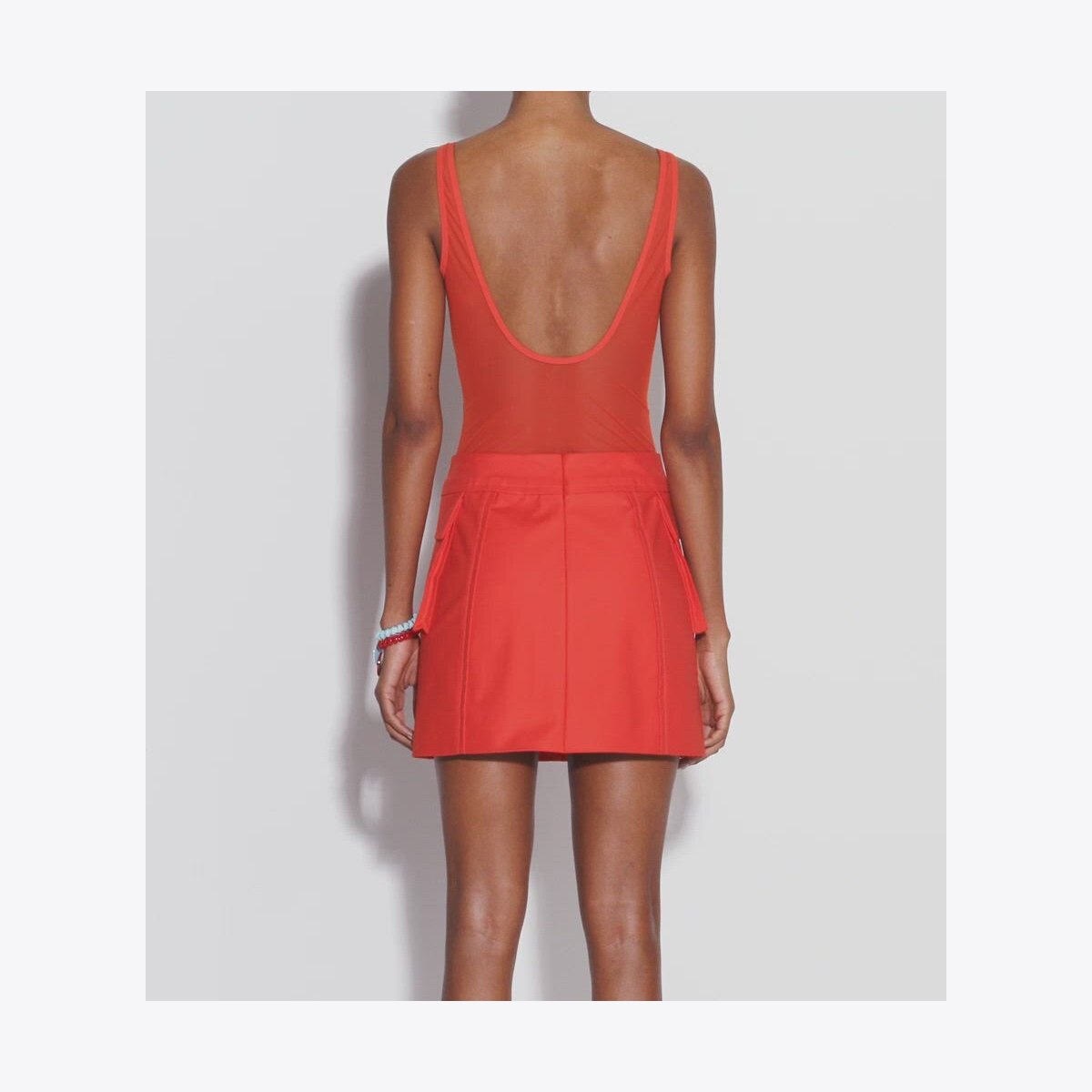 COTTON MINI SKIRT - thumbnail 4