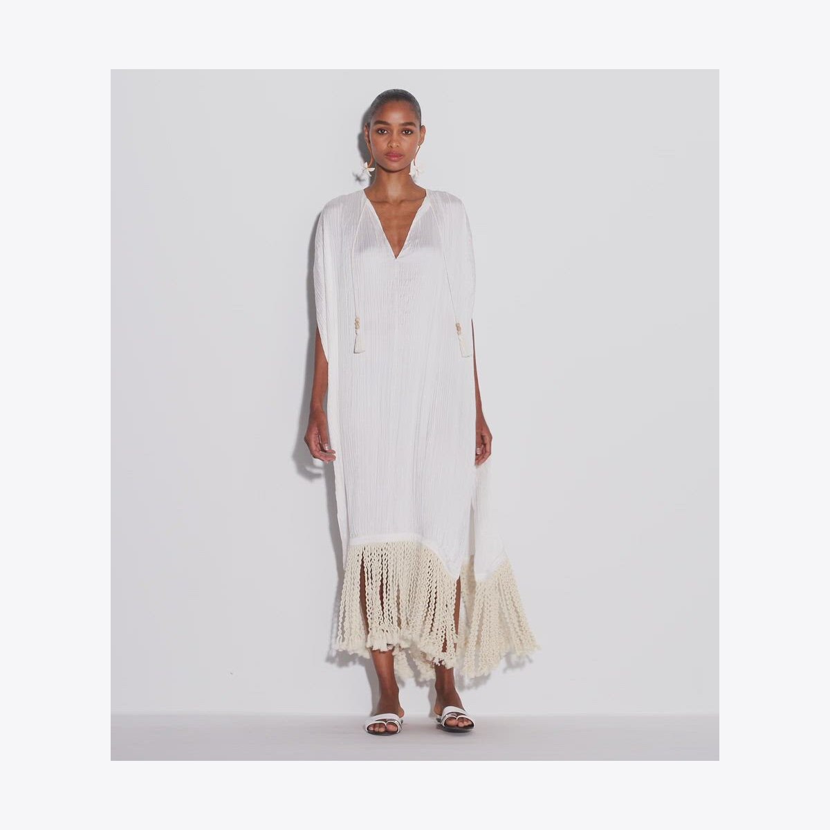 ワンピース Tory Burch DRESS (170760 001) Balloon Sleeve Linen Dress: Women's Designer Dresses | Tory