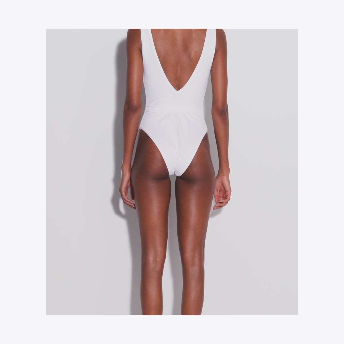 Belted Logo Swimsuit: Women's Swim | One Pieces | Tory Burch EU