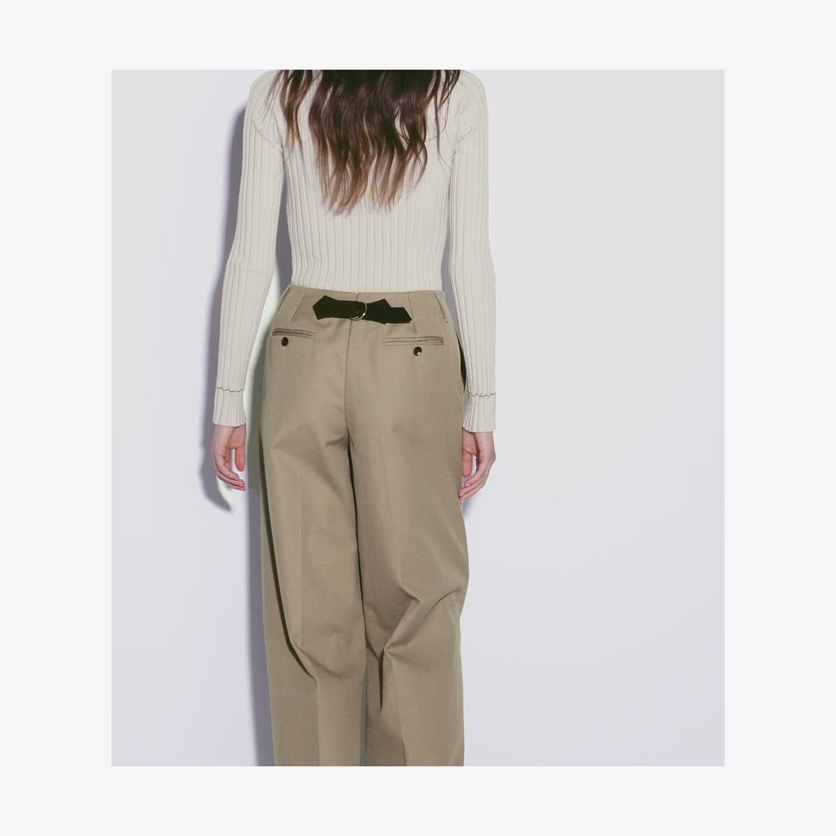 DISTRESSED COTTON PANT - thumbnail 4