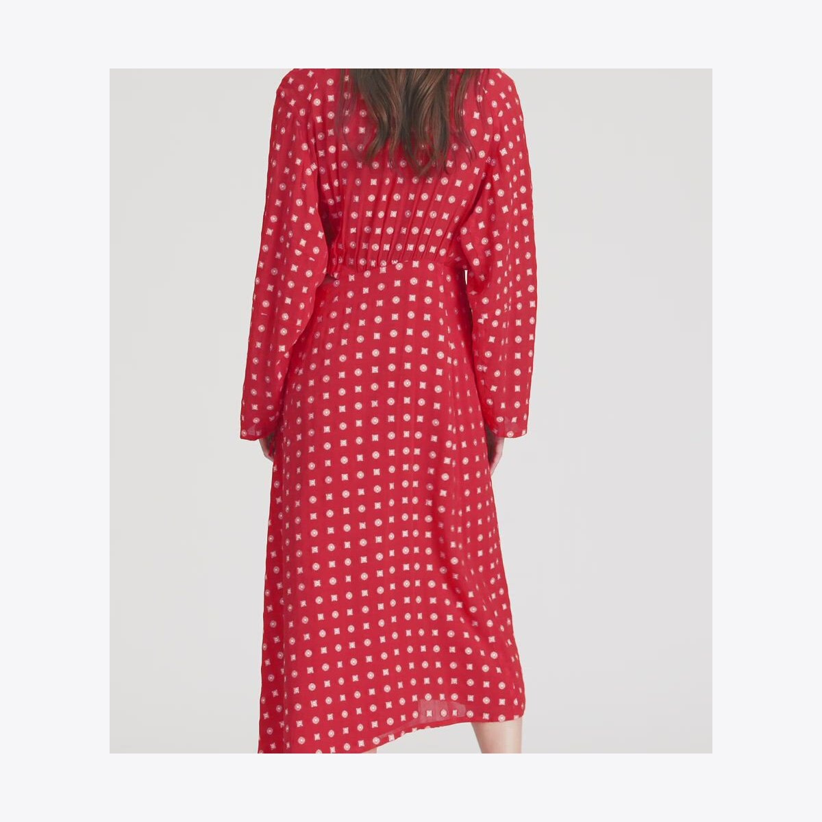TORY BURCH ワンピース 服 Jersey wrap dress974279 Jersey wrap dress in brown - Tory Burch | Mytheresa