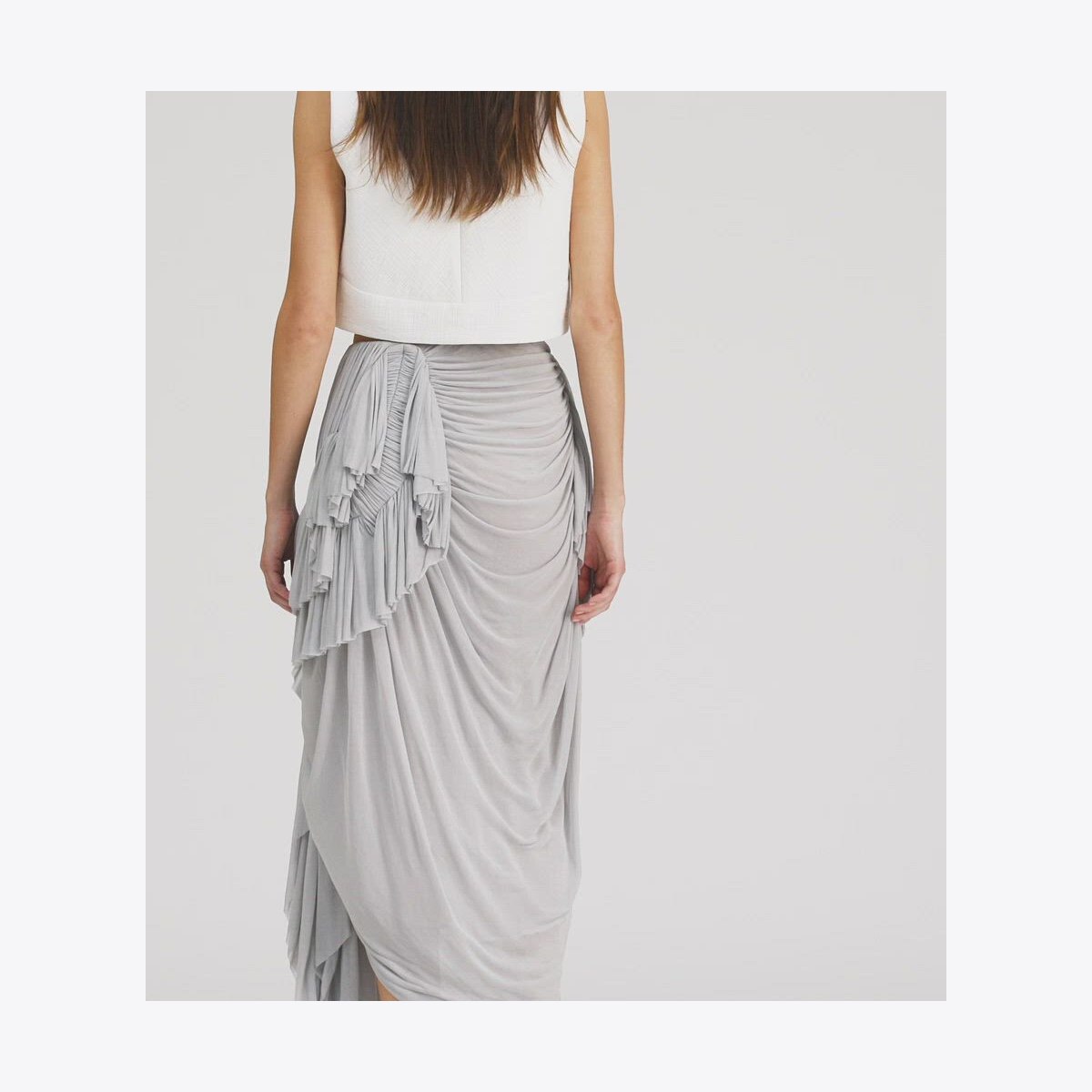 Draped Jersey Skirt: Women's Designer Bottoms | Tory Burch