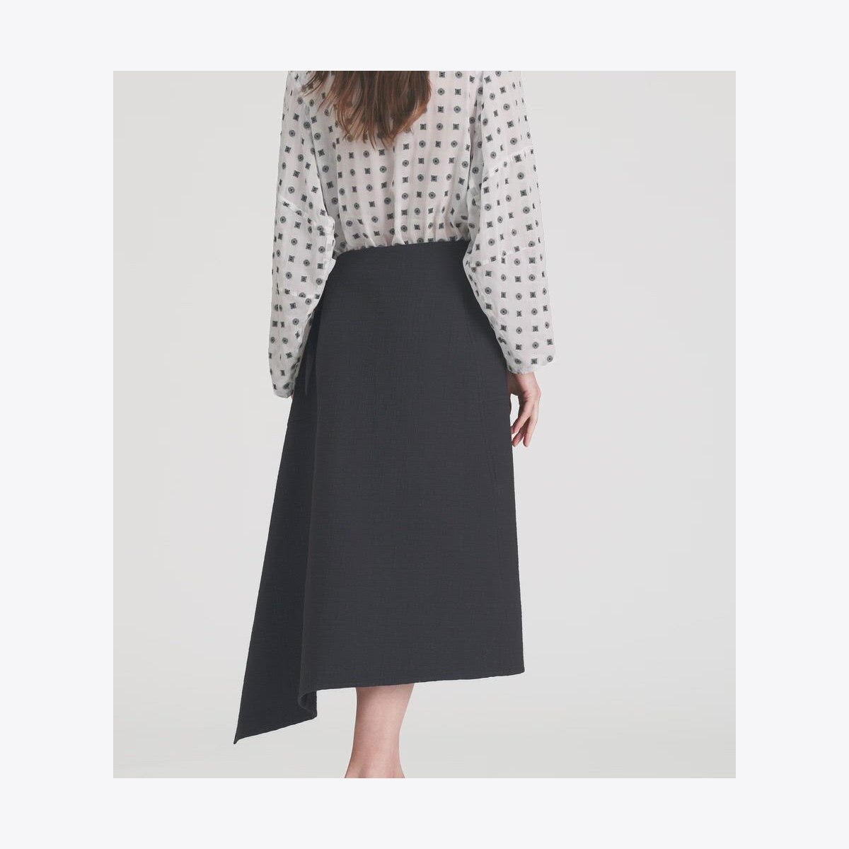 【BAON】25SS★ [BAONHAUS] Lab Banding Cotton Wrap Skirt PT Cotton Wrap Skirt: Women's Designer Bottoms | Tory Burch