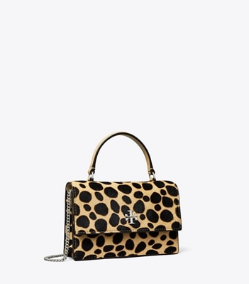 Mini Kira Calf Hair Top-Handle Crossbody