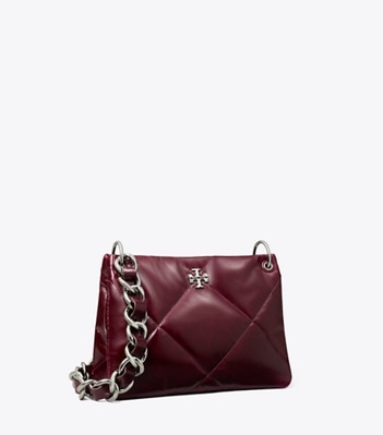 Small Kira Diamond Quilt Distressed Shoulder Bag