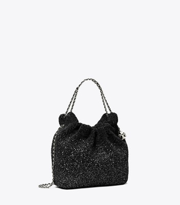 TB x BonBon Mini Fleming Embellished Hobo Bag