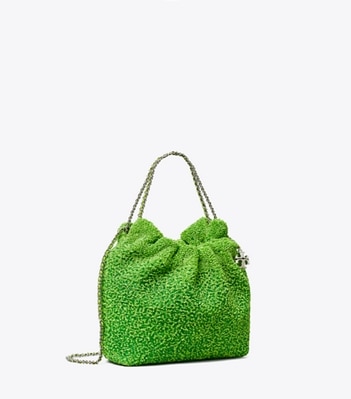 TB x BonBon Mini Fleming Embellished Hobo Bag
