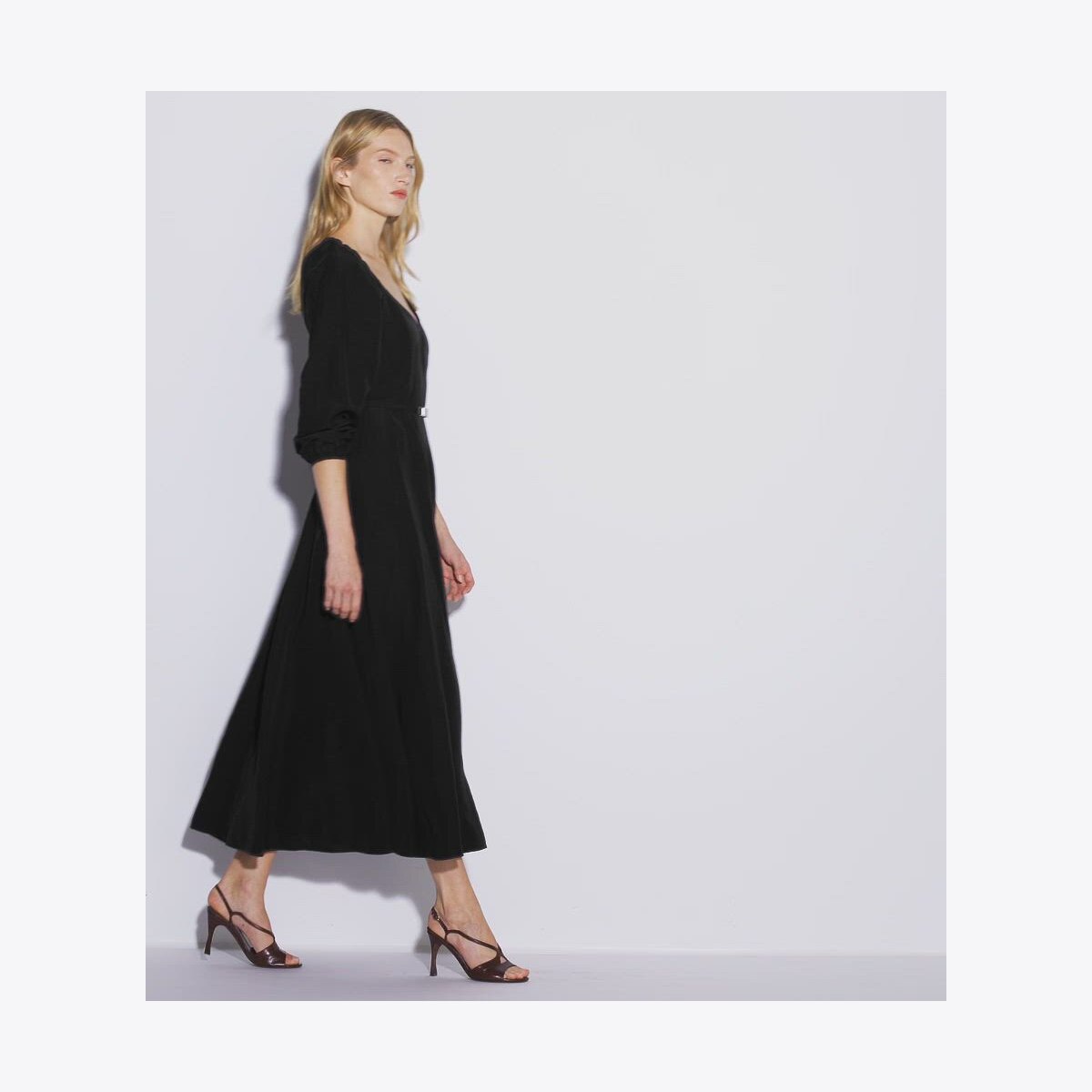 Tory Burch Women's Linen Dress in Black, size 4