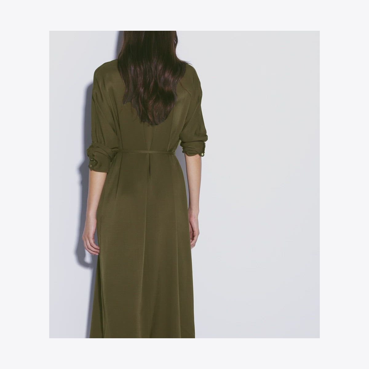 SATIN SHIRTDRESS - thumbnail 4