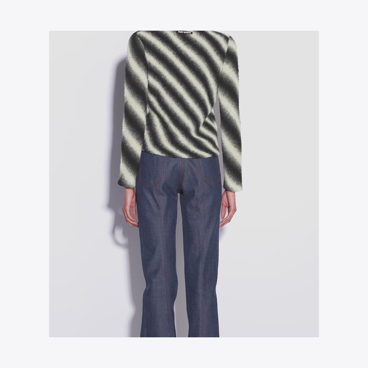 STRIPED WOOL SWEATER - thumbnail 4