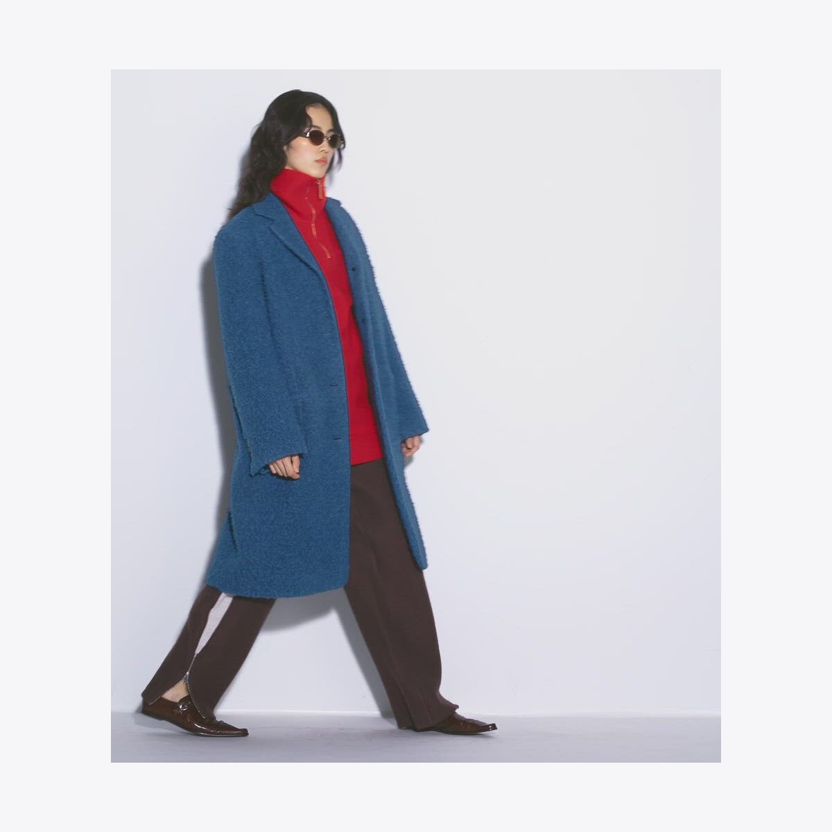 OVERSIZED WOOL COAT - thumbnail 4