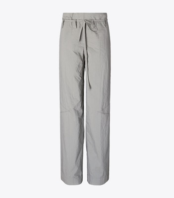 Wide-Leg Cotton Pant