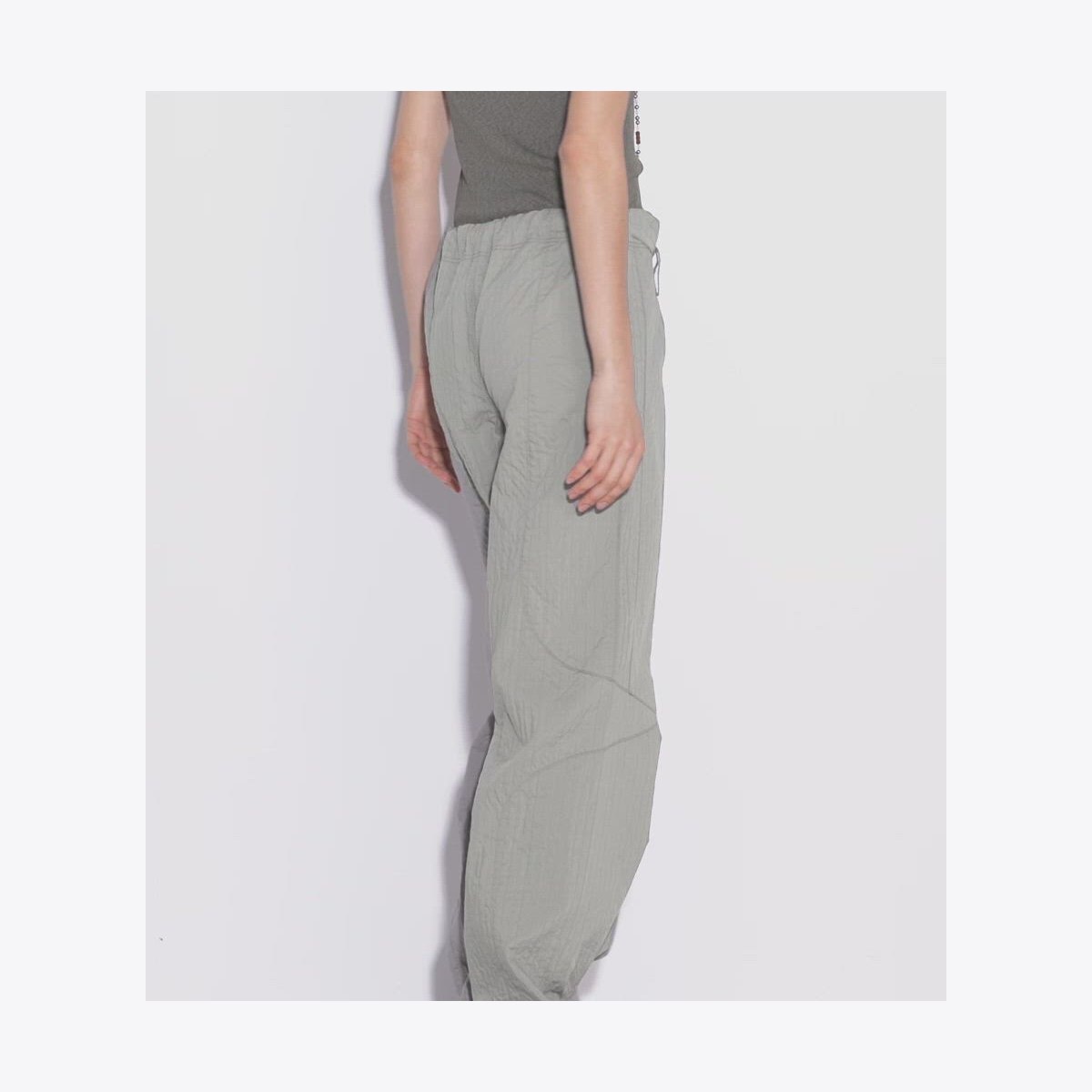 WIDE-LEG COTTON PANT - thumbnail 4