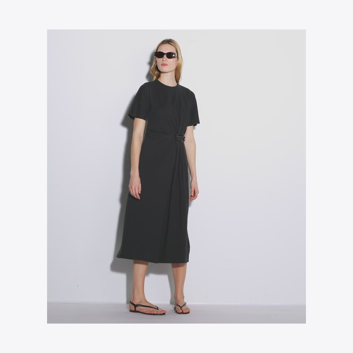 COTTON T-SHIRT DRESS - thumbnail 4