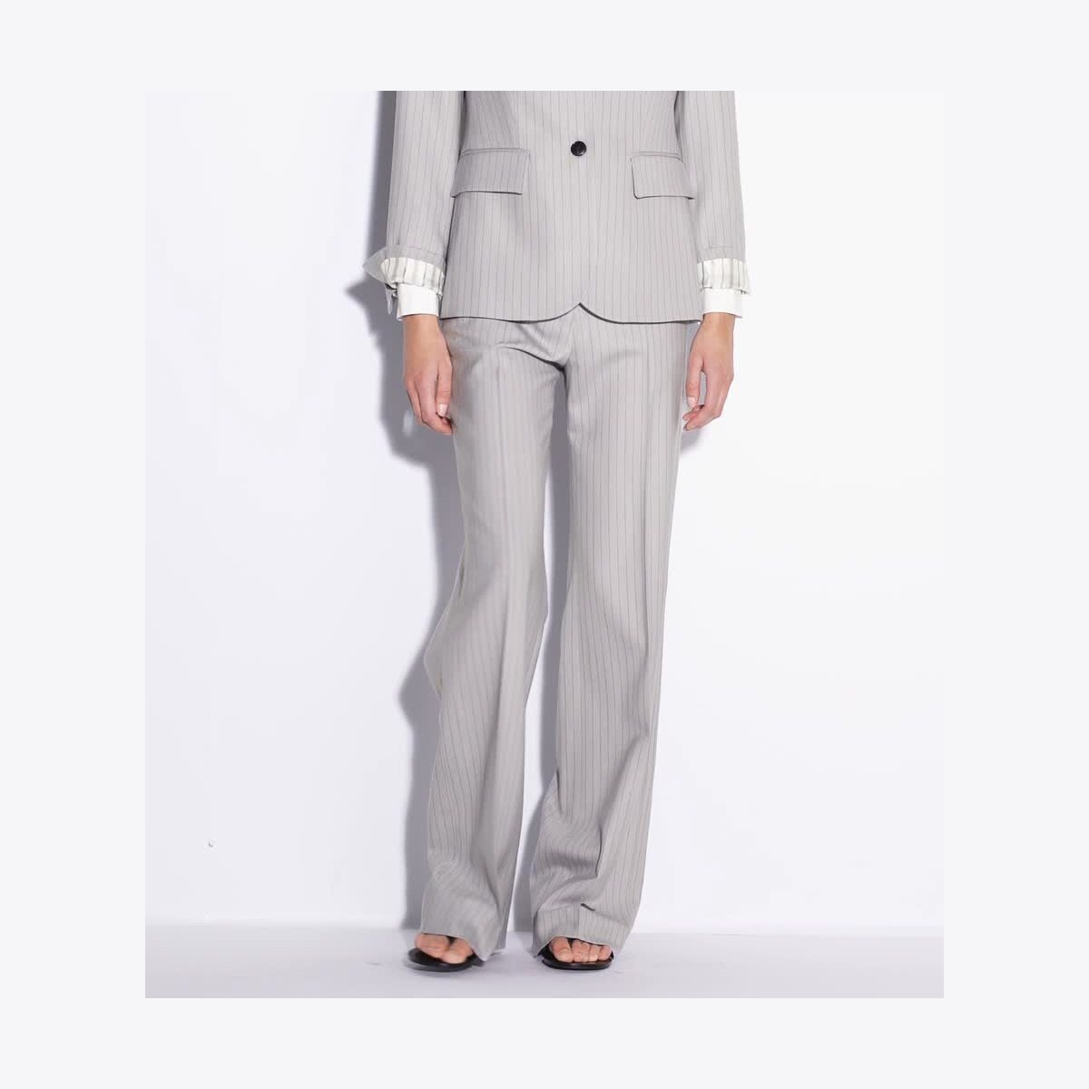 VISCOSE AND WOOL PANTS - thumbnail 5