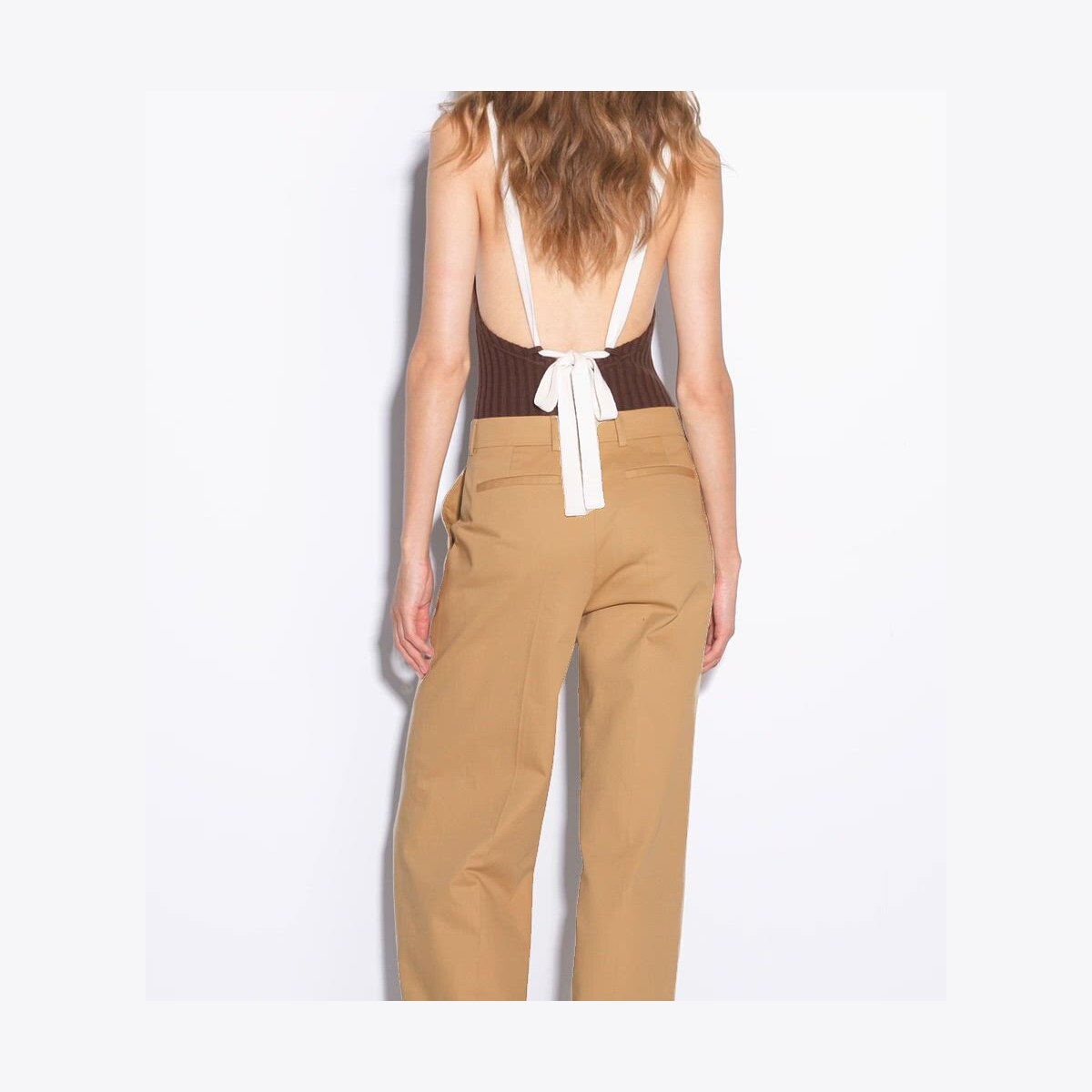 BELTED COTTON PANT - thumbnail 4