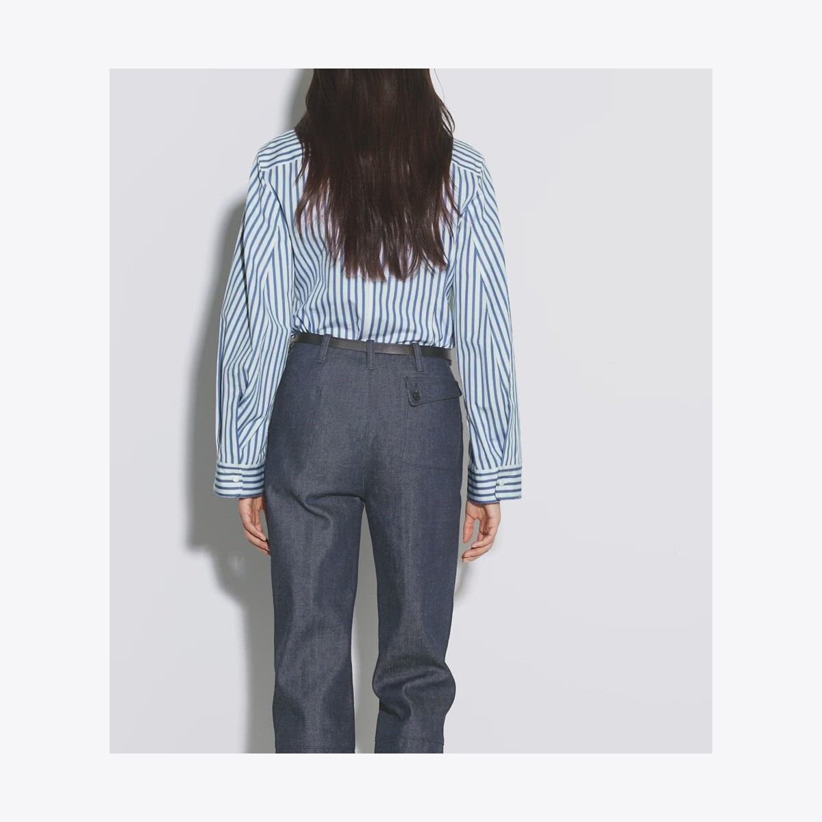 BELL-SLEEVE COTTON SHIRT - thumbnail 4