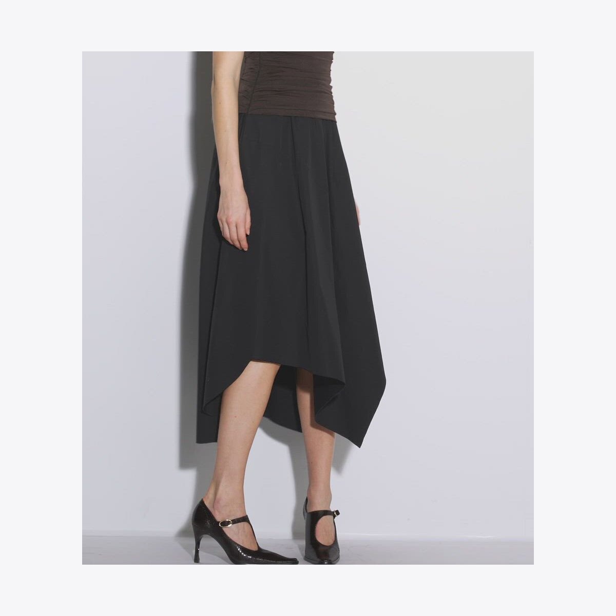 ASYMMETRIC COTTON DRESS - thumbnail 4